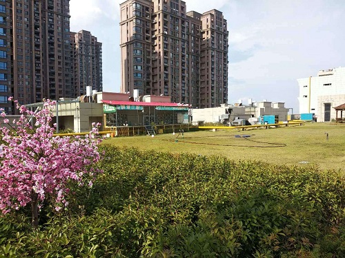 合肥百大心悅城油煙凈化項(xiàng)目